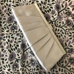 Chic silver clutch